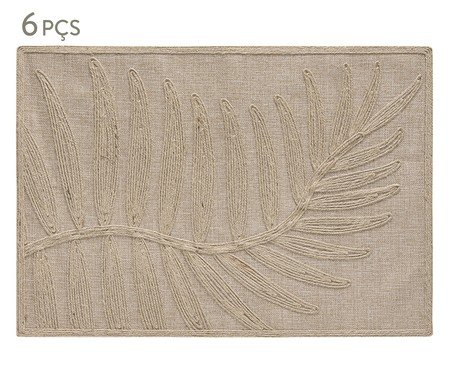Jogo de Lugar Americano Palm Natural | Westwing