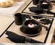 Jogo de Bule com Leiteira e Açucareiro Meg Preto, Preto | WestwingNow