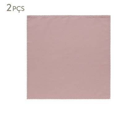 Jogo de Guardanapos Picueta Rosa Vintage | Westwing