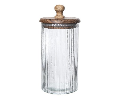 Pote de Vidro Colonial, Transparente | WestwingNow