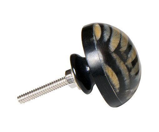 Puxador em Porcelana Bart, Preto | WestwingNow