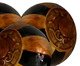Jogo de Esferas Decorativas Cirque, Marrom | WestwingNow