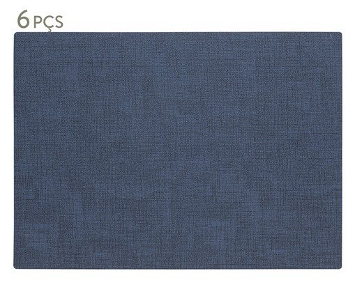 Jogo de Lugar Americano Cozy Jeans, Azul | WestwingNow