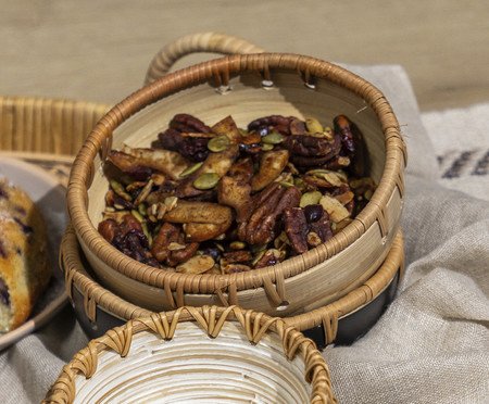 Jogo de Bowls Duo Rattan Natural | Westwing