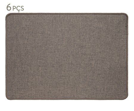Jogo de Lugar Americano Loom Liva Taupe | Westwing