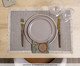 Jogo de Lugar Americano Lins Grey, Cinza | WestwingNow