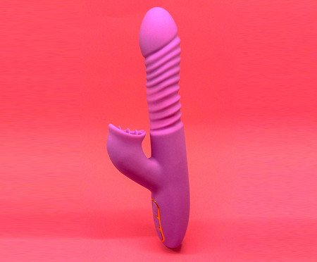 Vibrador Vai e Vem e Língua com Aquecimento Flick - Roxo | Westwing