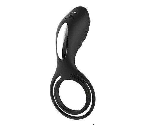 Vibrador Anel Peniano Duplo Zeus - Preto, black | WestwingNow