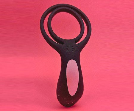 Vibrador Anel Peniano Duplo Zeus - Preto | Westwing