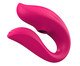 Vibrador e Sugador casal Via App Adois - Magenta, red | WestwingNow