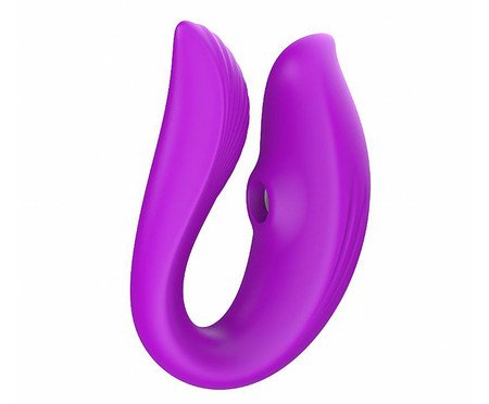 Vibrador e Sugador casal Via App Adois - Roxo | Westwing