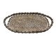 Bandeja Decorativa Tramada Univers Marrrom e Branco, brown | WestwingNow