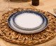 Jogo de Prato em Porcelana Crique Branco e Azul, white | WestwingNow