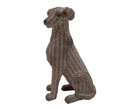 Cachorro Decorativo Canis Marrrom e Branco | Westwing