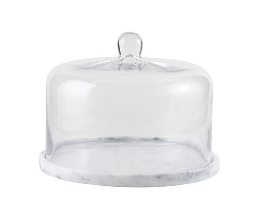 Boleira com Cúpula com Base em Predra Branca, transparent | WestwingNow