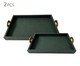 Jogo de Bandejas Decorativas Obscurité Verde, green | WestwingNow
