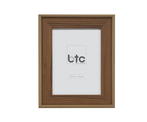 Porta-Retrato Tresser Marrom Escuro Médio, brown | WestwingNow