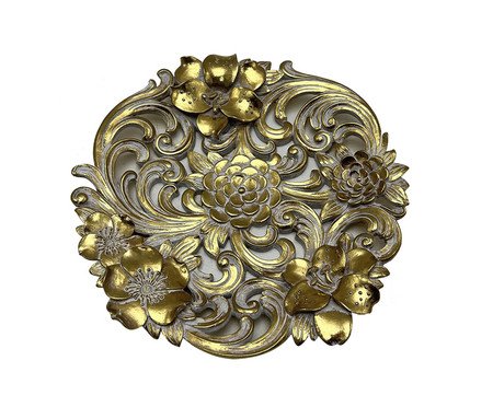 Bandeja Decorativa Exquis Dourado | Westwing
