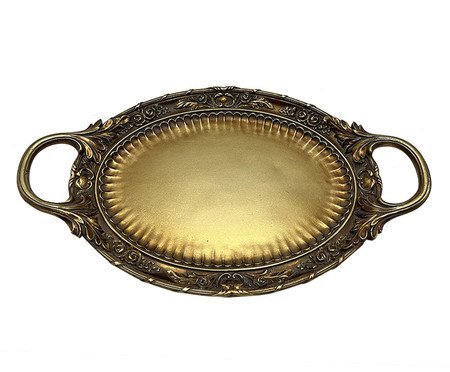 Bandeja Decorativa Condotti Dourado | Westwing