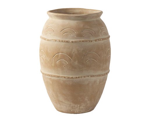 Vaso Decorativo Baroque Terracota Grande, Terracotta | WestwingNow
