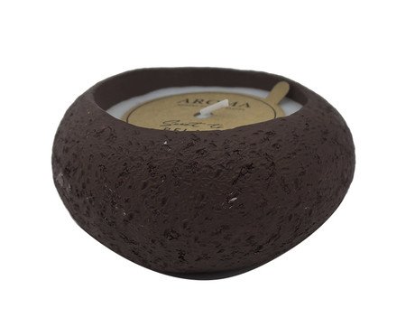 Vela Aromatizada Struttura Marrom | Westwing