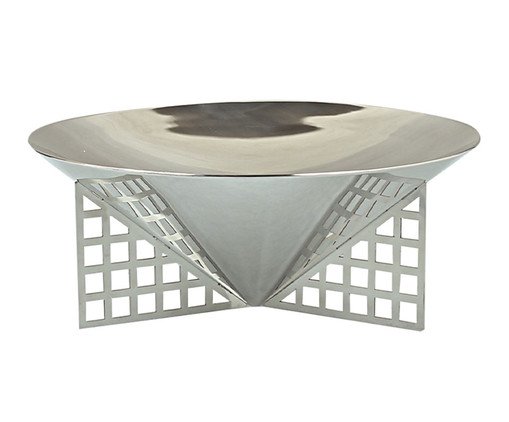 Centro de Mesa Carré Médio, silver or metallic | WestwingNow
