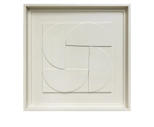 Quadro Decorativo Atterrir Branco, brown | WestwingNow
