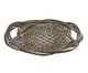 Bandeja Decorativa Tramada Buya Marrrom e Branco, brown | WestwingNow