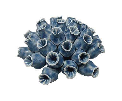 Coral Decorativo em Cerâmica Ramifié Azul, blue | WestwingNow