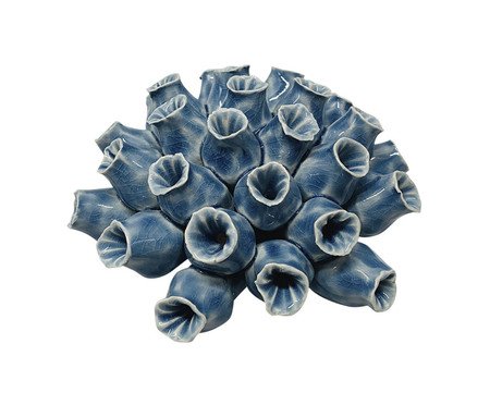 Coral Decorativo em Cerâmica Ramifié Azul | Westwing