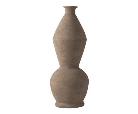 Vaso Decorativo Esculpo Marrom | Westwing