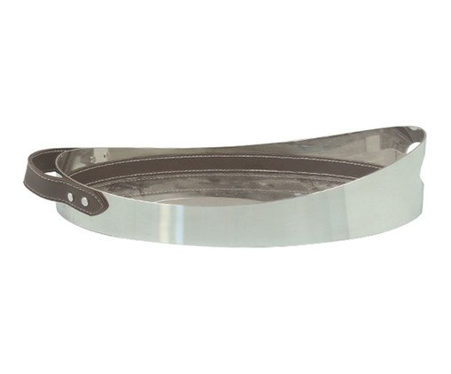 Bandeja Decorativa Insolitum Prata Pequena, silver or metallic | WestwingNow