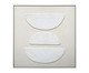 Quadro Decorativo em Linho e Lã Acervus Bege e Branco, white | WestwingNow