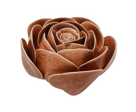 Flor Decorativa em Cerâmica Gallicas Laranja | Westwing