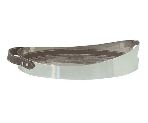 Bandeja Decorativa Insolitum Prata Média, silver or metallic | WestwingNow