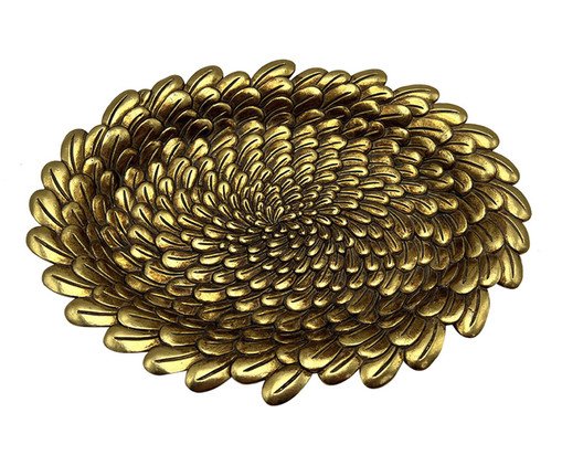 Bandeja Decorativa Tournesol Dourado, gold | WestwingNow