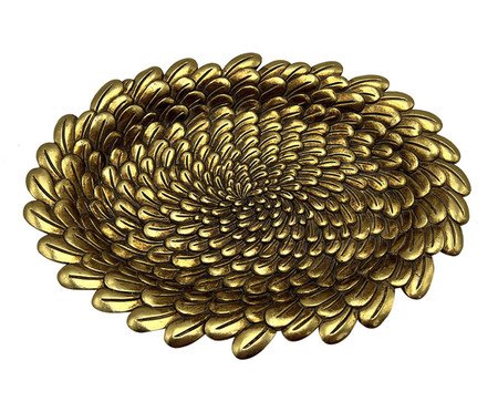 Bandeja Decorativa Tournesol Dourado | Westwing