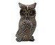 Coruja Decorativa Mocho Marrrom e Branco, brown | WestwingNow
