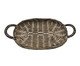 Bandeja Decorativa Tramada Dépouillé Marrrom e Branco, brown | WestwingNow