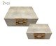 Jogo de Caixas Decorativas Saint Bege, beige | WestwingNow