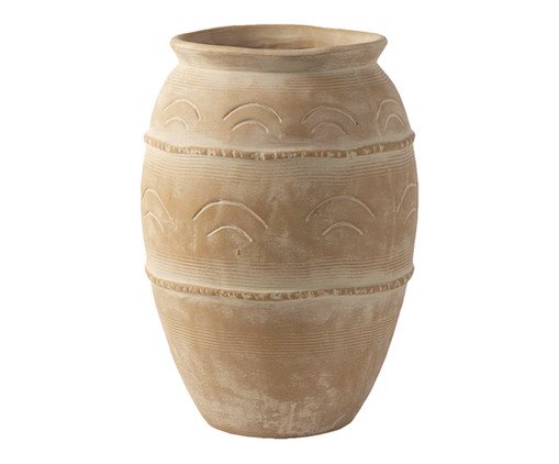 Vaso Decorativo Baroque Terracota Médio, Terracotta | WestwingNow
