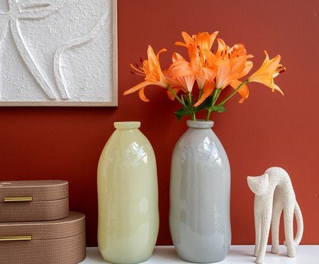 Vaso Decorativo Formae Cinza | Westwing