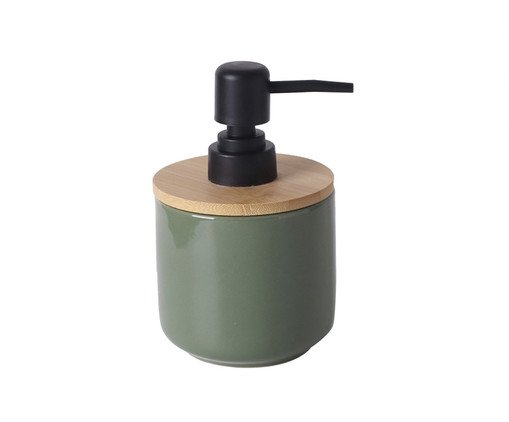 Porta-Sabonete Líquido em Cerâmica Essentia Verde, green | WestwingNow
