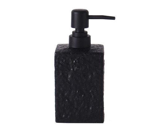 Porta-Sabonete Líquido em Cerâmica Granitum Preto, black | WestwingNow