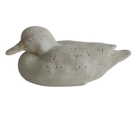 Adorno Decorativo Pato Piume Creme Pequeno | Westwing