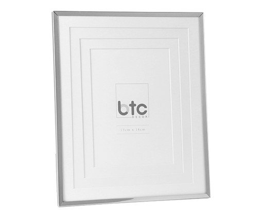 Porta-Retrato Finezza Prata e Dourado Médio, silver or metallic | WestwingNow