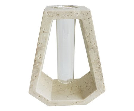 Vaso Decorativo Boussole Bege Pequeno | Westwing