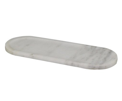Centro de Mesa em Mármore Ellisse Branco, white | WestwingNow