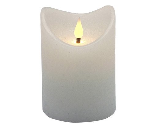 Vela Decorativa de LED Chiare Branco, white | WestwingNow