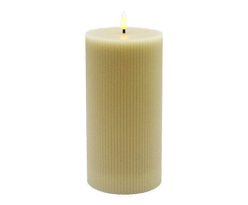 Vela Decorativa de LED Niche Bege Grande, beige | WestwingNow